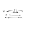 Genuine Mopar Wheel Lug Nut Wrench 68536626AA New. Price: $19.62.