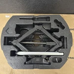 2011 - 2025 Volkswagen Jetta Sedan Emergency Tire Jack Assy W/tools Wrench Foam Used. Price: $75.00.