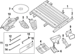 Genuine Nissan Floor Jack 99550-9BU0A New. Price: $107.07.