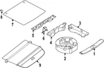 Genuine Nissan Lift-gate Trim Scuff Plate 84990-7BA0A New. Price: $164.91.