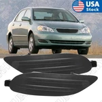 Pair Car Front Bumper Fog Lamp Caps Cover Trim For 2005-2008 Toyota Corolla Us New. Price: $11.17.