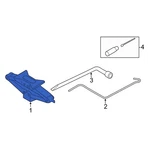 Toyota SU00309481 Rear Floor Jack New. Price: $139.59.