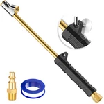 Lumiteco 12 Extended Reach Dual Head Air Chuck, 2-WAY Connection 1/4 Fnpt Str... New. Price: $24.02.