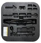 Toyota Corolla Spare Tire Jack Kit Lug Wrench Tools 4DR Sedan Type 2020-2025 Used. Price: $149.00.