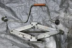 Nice Used Original Porsche 924S 944 Steel Scissor Jack W Handle Tool Kit. Price: $94.00.