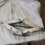 Nice Used Original Aluminum Porsche 924S 944 Steel Scissor Jack Tool Kit. Price: $75.00.