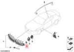 Genuine Bmw F91 F92 F93 M8 Convertible Coupe Cover Side Right 51748469696 New. Price: $65.05.