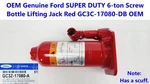 Oem Genuine Ford Super Duty 6-TON Screw Bottle Lifting Jack Red GC3C17080DB New. Price: $80.00.