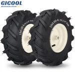 Gicool 2-SET 13X5.00-6" Tiller Tire & Wheel, 3/4" Axle Size, 3-1/8" Centered Hub New. Price: $79.99.