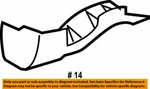 52169-0C020 Toyota Cover, Rear Bumper, Lower 521690C020, New Genuine Oem Part. Price: $38.00.