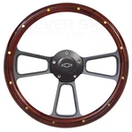 1969-1994 Chevrolet Impala, Caprice Wood Steering Wheel, Horn + Full Adapter Kit New. Price: $258.43.