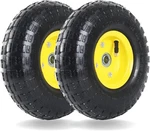 Ar-pro (2 Pack) 4.10/3.50-4 Tire And Pneumatic (upgraded), Yellow New. Price: $45.54.