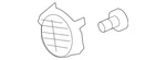 Genuine Mitsubishi Hole Cover 8321A139 New. Price: $9.10.