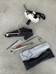 Volvo Oem S60 S80 V70 XC70 Trunk Spare Jack Lift 99-06, 8679370, & Tools Used. Price: $60.00.
