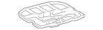 Genuine Lexus Trunk Floor Storage Box 64779-06090 New. Price: $223.47.
