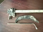 Late 60'S Early 70'S Lincoln Continental Bumper Jack , Hook Tire Iron Used. Price: $155.00.