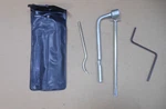 92 Mitsubishi Eagle Talon Laser Eclipse Tire Lug Wrench Jack Tool Kit MB149478 Used. Price: $24.00.