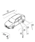 Genuine Mopar Screw 68336143AA New. Price: $78.75.