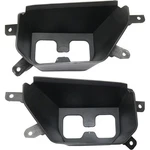 Bumper Filler Trim Set For 2016-2018 Gmc Sierra 1500 Front Left And Right Black New. Price: $44.03.