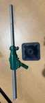 1938 1939 Lincoln Zephyr Auscolift Bumper Jack W/rod And Base Remanufactured. Price: $400.00.