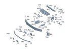 Genuine Mercedes-benz Cover Longitudinal Member 297-622-20-01 New. Price: $21.96.