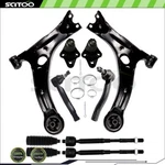 Front Lower Control Arm And Ball Joint Tie Rod End 03-08 For Toyota Corolla New. Price: $72.57.