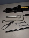 Lexus LS460 07-12 Trunk Spare Jack Assembly W/ Tools 09111-50080, 09113-500 Used. Price: $111.11.