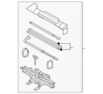 Genuine Ford Jack Assembly 6L3Z-17080-AB New. Price: $217.84.