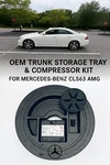 Oem Mercedes-benz CLS63 Amg Emergency Tire Repair Kit Trunk Organizer W219 Used. Price: $95.00.