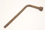 Vintage Car Truck Accessory Spare Tire Iron Lug Wrench Pry Bar Tool 3/4 Socket Used. Price: $28.95.