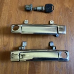 Bmw 633CSI 635CSI E24 Door Handle Set Key Very Nice Used. Price: $200.00.