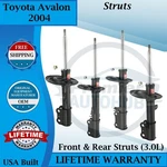 Kyb Genuine Oem Front & Rear Struts For 2004 Toyota Avalon 3.0L 9YR Warranty New. Price: $606.65.