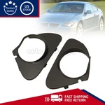 New Lh+rh Front Bumper Fog Light Cover Frame Surround For 2004-10 Bmw 645CI 650I. Price: $46.70.