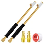 Godeson Air Chuck For Semi TRUCK,11.8" Extended Reach Dual 11.8-INCH, Copper New. Price: $22.52.
