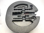 2006 - 2011 Honda Civic Emergency Spare Tire Jack Assembly W/tools & Lug Wrench Used. Price: $108.00.