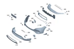 Genuine Mercedes-benz Cover 243-885-90-02-64 New. Price: $51.71.