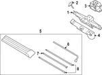 Genuine Ford Floor Jack JB3Z-17080-K New. Price: $126.21.
