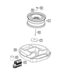 Genuine Mopar Spare Tire Storage Container 4726281AC New. Price: $257.76.