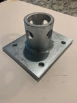 Bolt-on Trailer Jack Mount Male Tubular Bracket Bulldog Reese Valley Used. Price: $54.99.