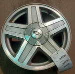 2002-2003 Chevrolet Trailblazer Ext 17X7 Silver 5 Spoke Aluminum Wheel Rim Oem Used. Price: $120.00.