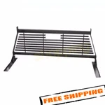 Rki WG11B Black Steel Series Louvered Window Grille Cab Rack New. Price: $616.42.