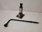 2000-2006 Chevrolet Tahoe Spare Tire Bottle Jack Wrench Used. Price: $89.46.