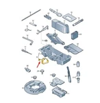 New Audi A4 B9 Storage Compartment Tether 8W5867749 Genuine Neu. Price: $18.07.