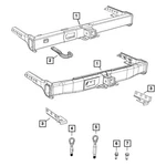For Jeep Grand Cherokee L 2021-2025 68497385AA Rear Tow Hook New. Price: $31.81.