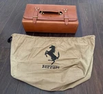 Vintage Ferrari Schedoni Tool Kit Leather Case With Storage Bag New Unused. Price: $912.98.