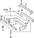 Genuine Mercedes-benz End Cover 124-885-05-23 New. Price: $14.85.